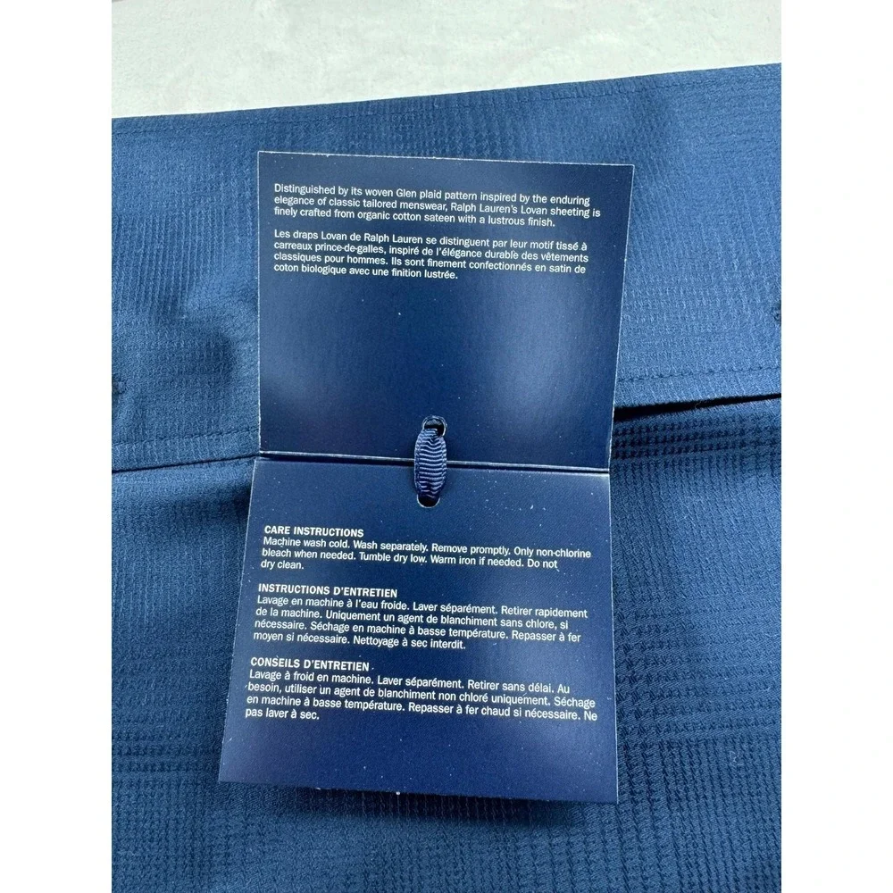 Ralph Lauren Mirabelle Indigo Blue Paisley Full Queen‎ Duvet Cover - 92 x 96 in